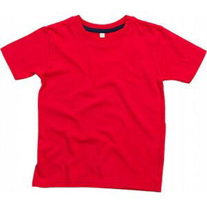 Mantis Kids Dětské tričko Super Soft Barva: červená - modrá námořní, Velikost: 10-12 let MK15
