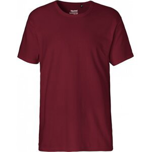 Neutral Fairtrade pánské triko z interlock úpletu v gramáži 220 g/m Barva: Červená vínová, Velikost: L NE61030