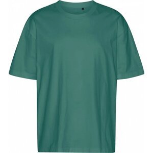 Tiger Cotton by Neutral Organické pánské oversize tričko Tiger ve vysoké gramáži 220 g/m Barva: Teal, Velikost: XS NET60011