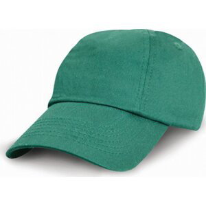 Result Headwear Dětská baseballová čepice s nízkým profilem 6 panelová Barva: zelená nefritová RH18J