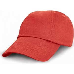 Result Headwear Dětská baseballová čepice s nízkým profilem 6 panelová Barva: Červená RH18J