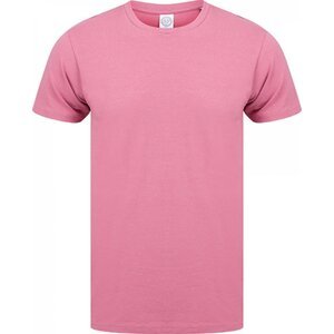 SF Men Prodloužené strečové pánské triko Skin Fit s elastanem 165 g/m Barva: Růžová, Velikost: XL SFM121