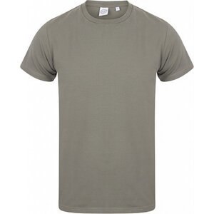 SF Men Prodloužené strečové pánské triko Skin Fit s elastanem 165 g/m Barva: Khaki, Velikost: M SFM121