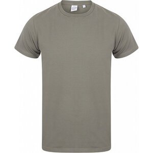 SF Men Prodloužené strečové pánské triko Skin Fit s elastanem 165 g/m Barva: Khaki, Velikost: S SFM121