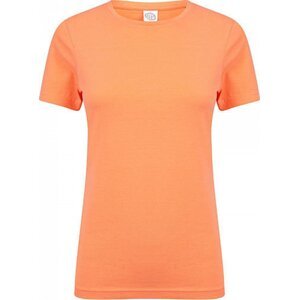SF Women Dámské mírně prodloužené strečové triko Skin Fit s elastanem 165 g/m Barva: korálová, Velikost: L SF121