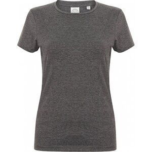 SF Women Dámské mírně prodloužené strečové triko Skin Fit s elastanem 165 g/m Barva: šedá uhlová melír, Velikost: XL SF121