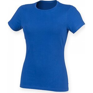 SF Women Dámské mírně prodloužené strečové triko Skin Fit s elastanem 165 g/m Barva: modrá královská, Velikost: XL SF121