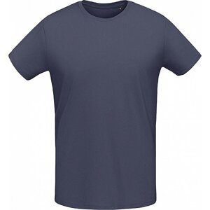 Sol's Slim fit lehké bavlněné tričko Martin 155 g/m Barva: šedá tmavá, Velikost: 3XL L02855