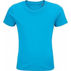 Sol's Dětské tričko Pioneer z organické bavlny s přírodním enzymem 175 g/m Barva: modrá nebeská, Velikost: 10 let (130/140) L03578