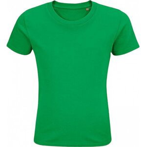 Sol's Dětské tričko Pioneer z organické bavlny s přírodním enzymem 175 g/m Barva: zelená jarní, Velikost: 10 let (130/140) L03578