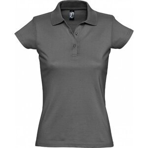 Sol's Dámské bavlněné polo tričko Prescott Fair Wear Barva: šedá tmavá, Velikost: L L534