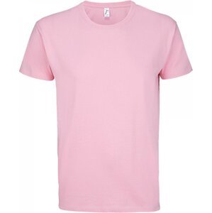 Sol's Pánské bavlněné tričko Imperial vysoká gramáž Barva: růžová pudrová, Velikost: XL L190