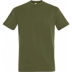 Sol's Pánské bavlněné tričko Imperial vysoká gramáž Barva: khaki tmavá, Velikost: S L190