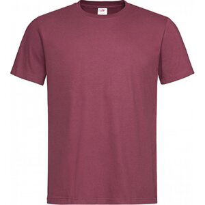 Stedman® Základní tričko Stedman v unisex střihu střední gramáž 155 g/m Barva: červená burgundy, Velikost: 3XL S140