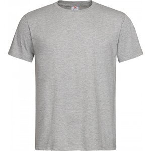 Stedman® Základní tričko Stedman v unisex střihu střední gramáž 155 g/m Barva: šedá  melír, Velikost: 4XL S140