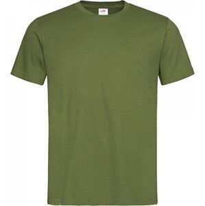 Stedman® Základní tričko Stedman v unisex střihu střední gramáž 155 g/m Barva: zelená vojenská, Velikost: L S140