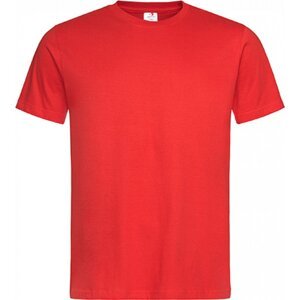 Stedman® Základní tričko Stedman v unisex střihu střední gramáž 155 g/m Barva: červená skarletová, Velikost: 5XL S140