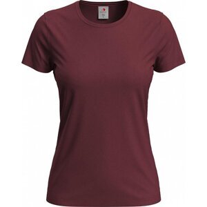 Stedman® Klasické dámské tričko Stedman na tělo s certifikací Vegan Barva: červená bordeaux, Velikost: L