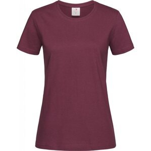 Stedman® Klasické dámské tričko Stedman na tělo s certifikací Vegan Barva: Červená vínová, Velikost: L
