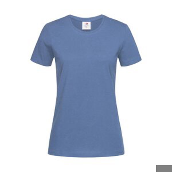 Stedman® Klasické dámské tričko Stedman na tělo s certifikací Vegan Barva: modrý denim, Velikost: L