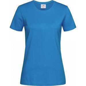 Stedman® Klasické dámské tričko Stedman na tělo s certifikací Vegan Barva: modrá azurová, Velikost: L