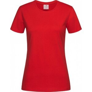 Stedman® Klasické dámské tričko Stedman na tělo s certifikací Vegan Barva: červená skarletová, Velikost: L
