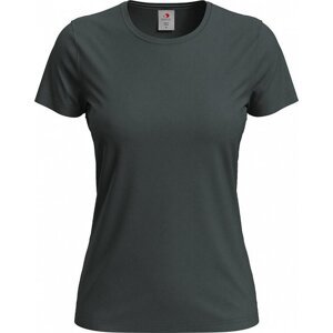 Stedman® Klasické dámské tričko Stedman na tělo s certifikací Vegan Barva: šedá tmavá, Velikost: L