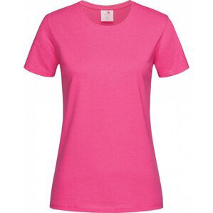 Stedman® Klasické dámské tričko Stedman na tělo s certifikací Vegan Barva: Růžová, Velikost: M