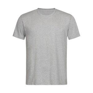 Stedman® Unisex tričko Stedman Lux v běžném rovném střihu 180 g/m Barva: šedá  melír, Velikost: L