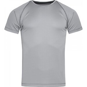 Stedman® Sportovní tričko ze síťovaného materiálu a s raglánovými rukávy Barva: stříbrná, Velikost: S S8030