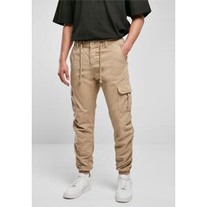 Pánské bavlněné kapsáčové kalhoty Urban Classics Barva: béžová union, Velikost: 5XL