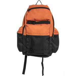 Dvoubarevný batoh Urban Classics Barva: oranžová - černá, Velikost: one size