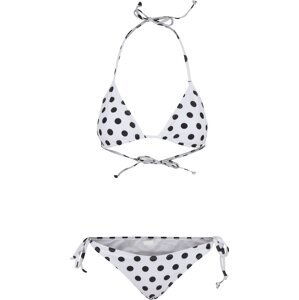 Puntíkované bikiny Urban Classics Barva: polkadots white, Velikost: S