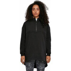 Dámská dlouhá oversize mikina Urban Classics bez zipu Barva: Černá, Velikost: XL