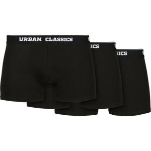 Boxerky Urban Classics z organické bavlny Barva: black+black+black, Velikost: 3XL