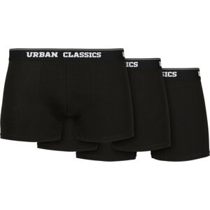 Boxerky Urban Classics z organické bavlny Barva: black+black+black, Velikost: M