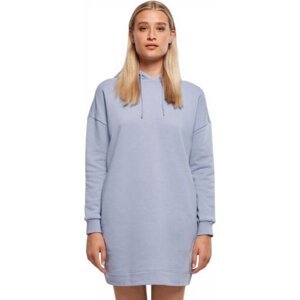 Oversize šaty Urban Classics z příjemné organické froté tkaniny Barva: violablue, Velikost: 5XL