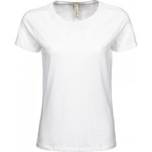 Prémiové dámské bavlněné tričko Tee Jays v přiléhavém střihu Barva: Bílá, Velikost: XL TJ5001