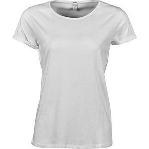 Tee Jays Volné dámské tričko s velkým výstřihem a se zahnutými rukávky Barva: Bílá, Velikost: S TJ5063