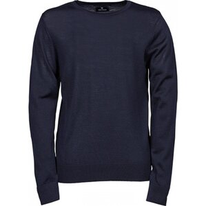 Přiléhavý vlněný merino svetr Tee Jays Barva: modrá námořní, Velikost: 3XL TJ6000