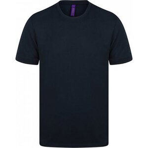 Sportovní tričko Henbury interlok HiCool® Barva: modrá námořní, Velikost: S W024