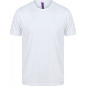 Sportovní tričko Henbury interlok HiCool® Barva: Bílá, Velikost: 3XL W024