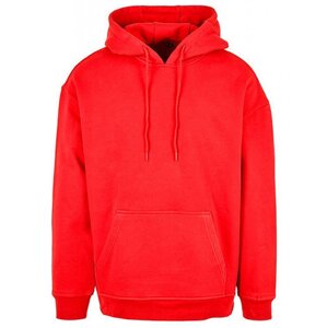 Build Your Brand Basic Velkoformátová oversize mikina Urban Classics se širokými manžetami Barva: červená klasická, Velikost: M BYBB006