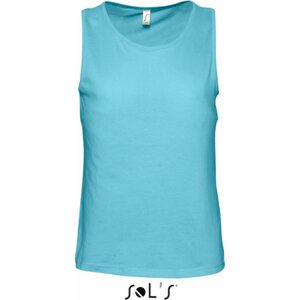 Sol's Pánské tílko Top Justin 150 g Barva: modrá azurová, Velikost: XL L171