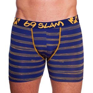 Pánské Boxerky 69SLAM fit stripes navy S