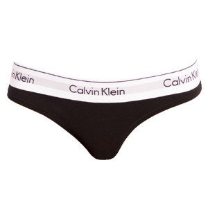 Dámská tanga Calvin Klein černá (F3786E-001) S