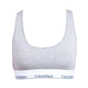Dámská podprsenka Calvin Klein šedá (F3785E-020) XL