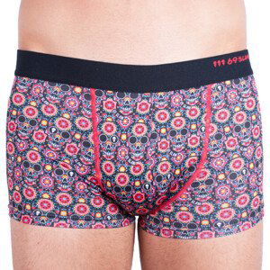 Pánské boxerky 69SLAM hip flower skull S