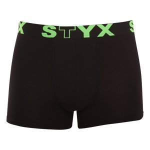 Pánské boxerky Styx sportovní guma černé (G962) XL
