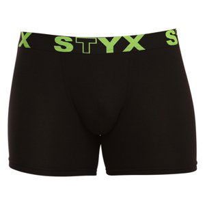 Pánské boxerky Styx long sportovní guma černé (U962) M